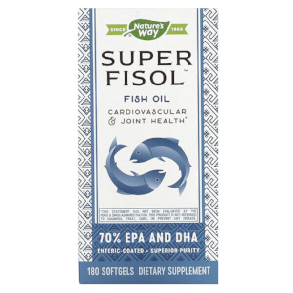 Super Fisol, Рыбий жир, 180 мягких капсул Nature's Way