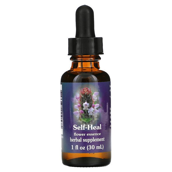 Self-Heal, Цветочная эссенция, 1 жидкая унция (30 мл) Flower Essence Services