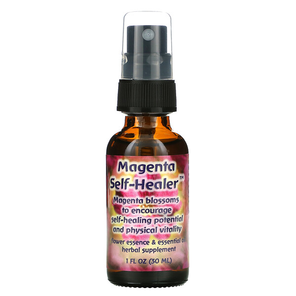 Magenta Self-Healer, Цветочная эссенция и эфирное масло, 1 жидкая унция (30 мл) Flower Essence Services