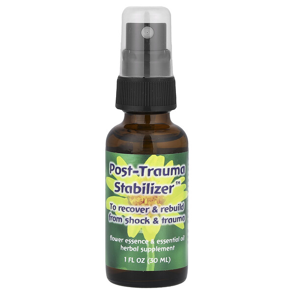 Post-Trauma Stabilizer™, Flower Essence & Essential Oil, 1 fl oz (Жидкие унции) (30 ml) Flower Essence