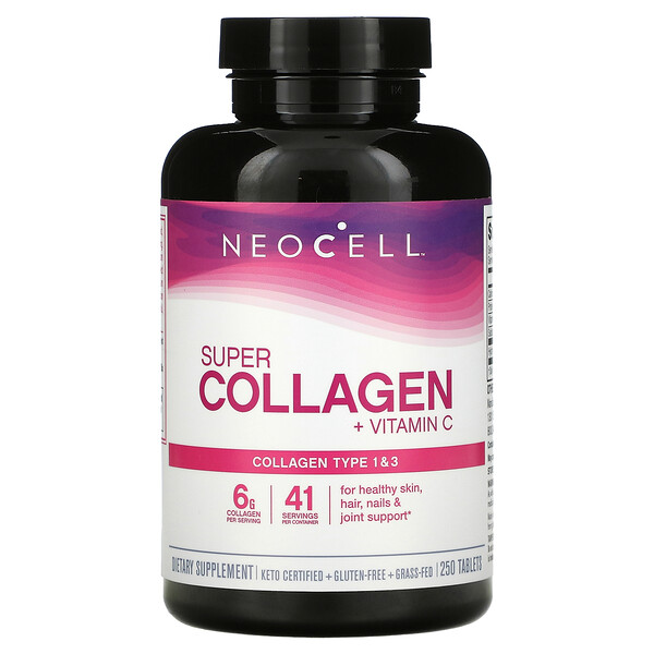 Суперколлаген + витамин С, 250 таблеток Neocell