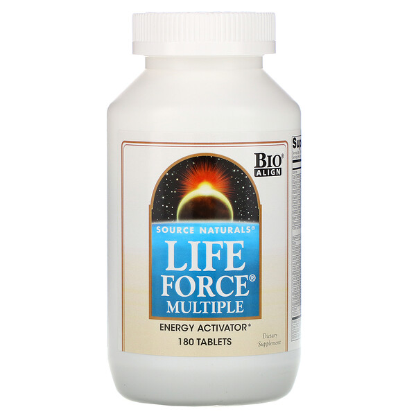 Life Force Multiple, 180 таблеток Source Naturals
