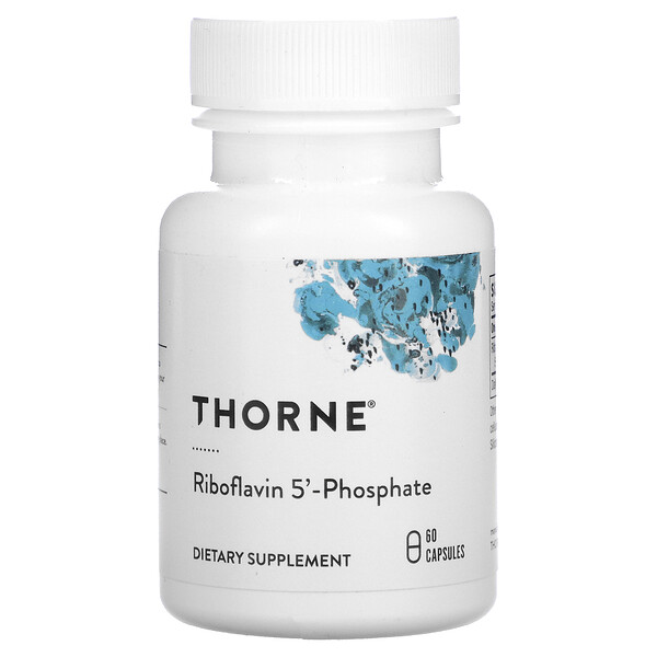 Рибофлавин 5' фосфат, 60 капсул Thorne