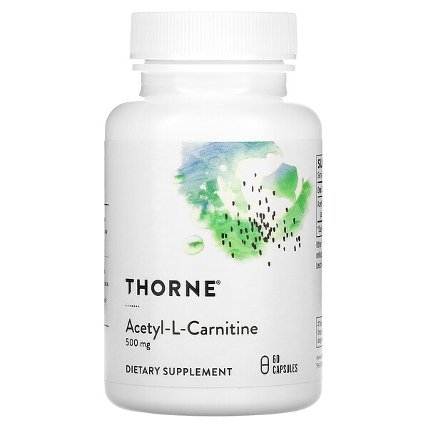 Carnityl, Ацетил-L-карнитин, 60 капсул Thorne