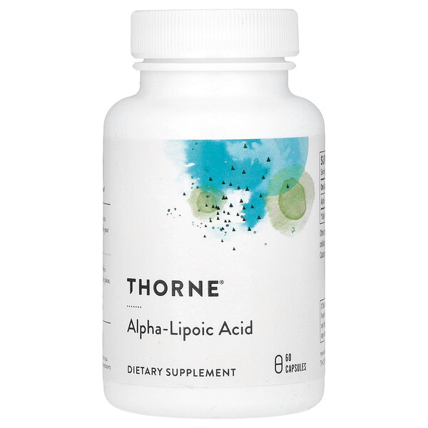 Альфа-липоевая кислота - 300 мг - 60 капсул - Thorne Thorne