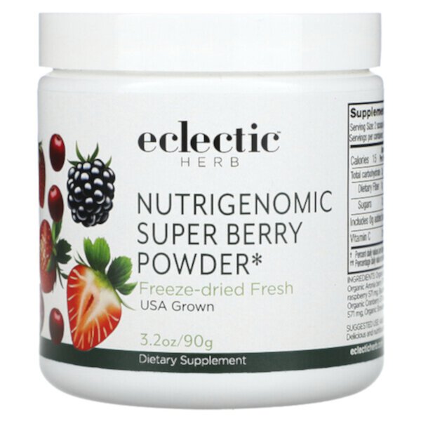 Nutrigenomic Super Berry Powder, 3,2 унции (90 г) Eclectic Institute