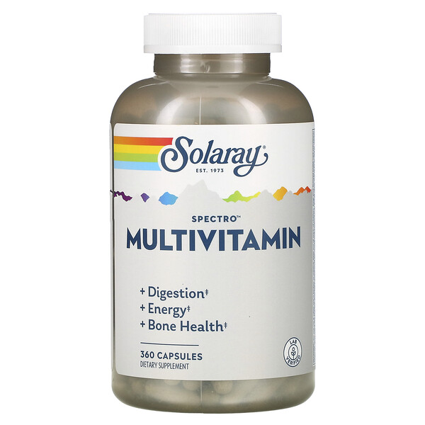 Spectro, Мультивитамины, 360 капсул Solaray
