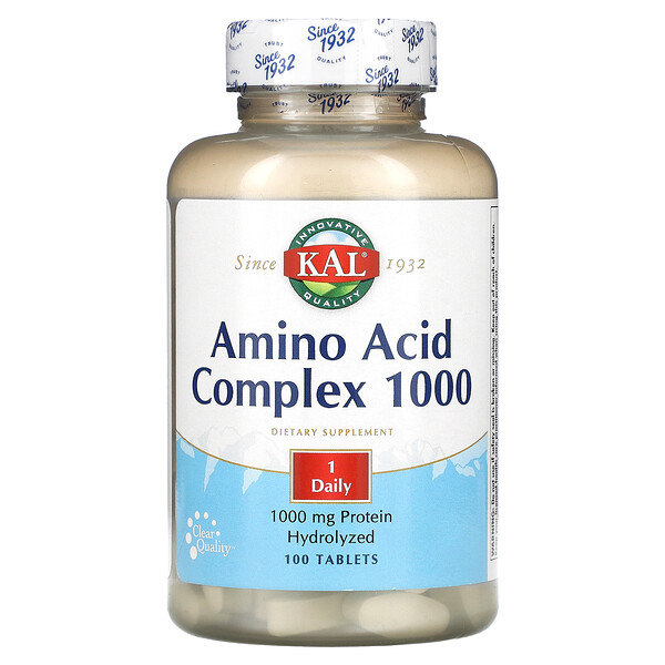 Аминокислотный комплекс 1000 - 100 таблеток - KAL KAL