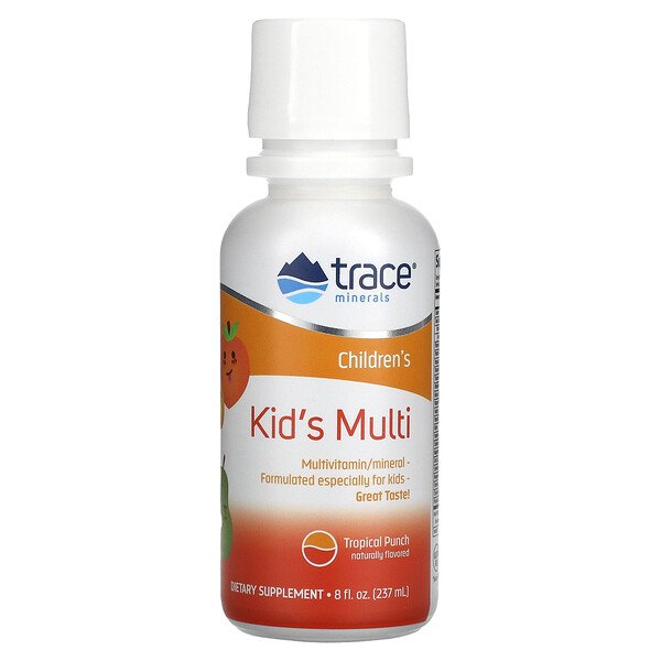 Kid's Multi, Цитрусовый пунш, 8 жидких унций (237 мл) Trace Minerals Research