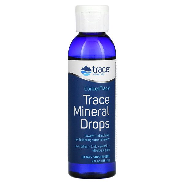 ConcenTrace, Минеральные Капли - 118 мл - Trace Minerals Research Trace Minerals Research