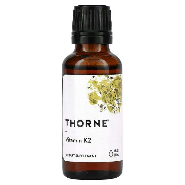 Витамин K2, 1 жидкая унция (30 мл) Thorne Research