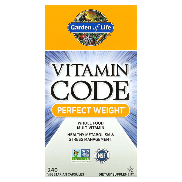 Vitamin Code, Идеальный Вес, 240 Растительных Капсул - Garden of Life Garden of Life