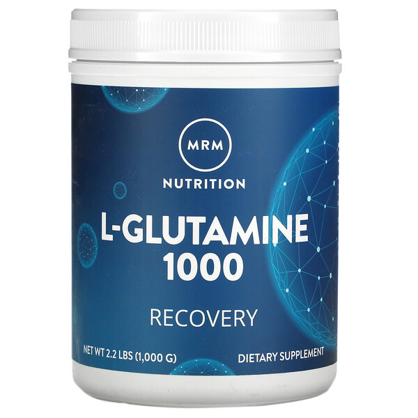 L-глютамин 1000, 2,2 фунта (1000 г) MRM