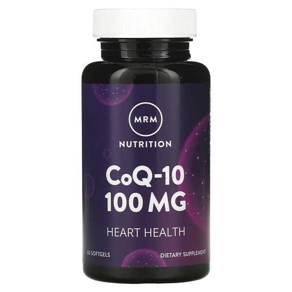 Nutrition, CoQ-10, 100 мг, 60 мягких таблеток MRM