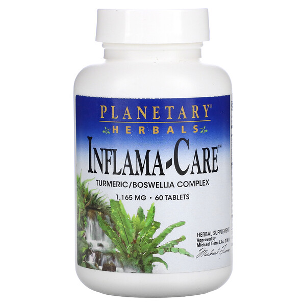 Inflama-Care, 582 мг, 60 таблеток Planetary Herbals