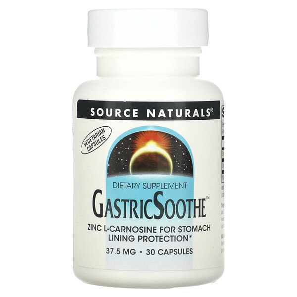 GastricSoothe, 37,5 мг, 30 капсул Source Naturals