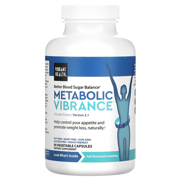 Metabolic Vibrance, Версия 2 - 90 растительных капсул - VIBRANT VIBRANT