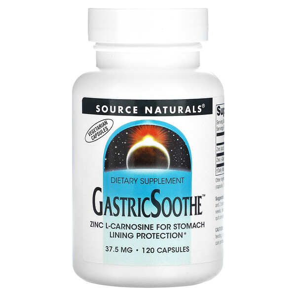 GastricSoothe, 37,5 мг, 120 капсул Source Naturals