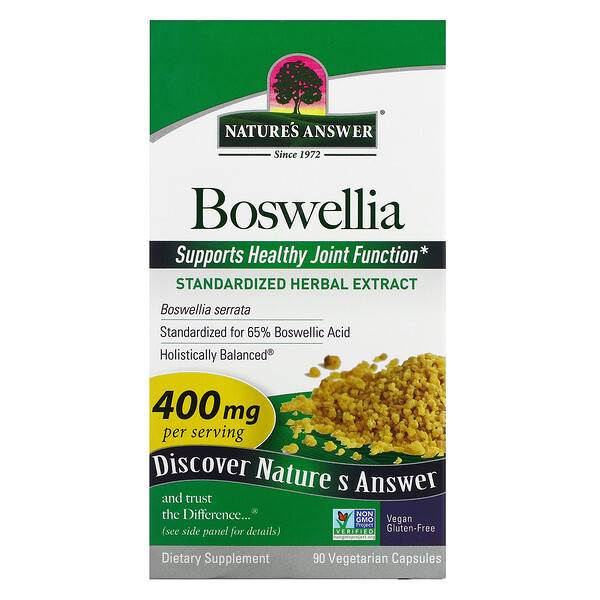 Boswellia, 400 мг, 90 вегетарианских капсул - Nature's Answer Nature's Answer