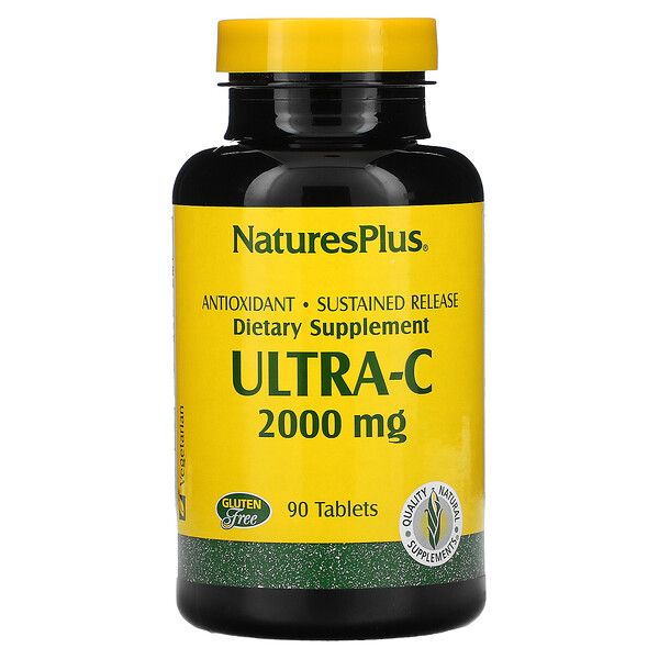 Ультра-С, 2000 мг, 90 таблеток NaturesPlus