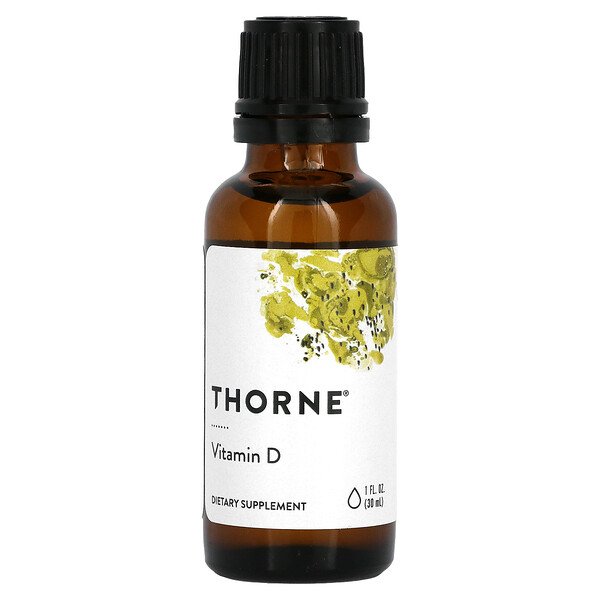 Жидкий витамин D, 1 жидкая унция (30 мл) Thorne