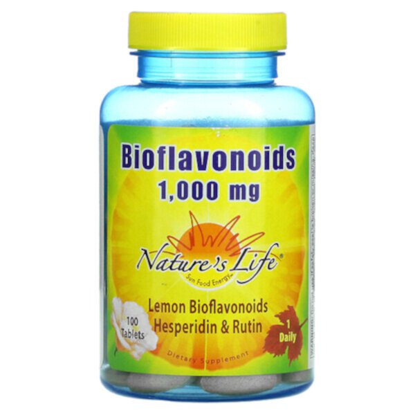 Биофлавоноиды - 1000 мг - 100 таблеток - Nature's Life Nature's Life