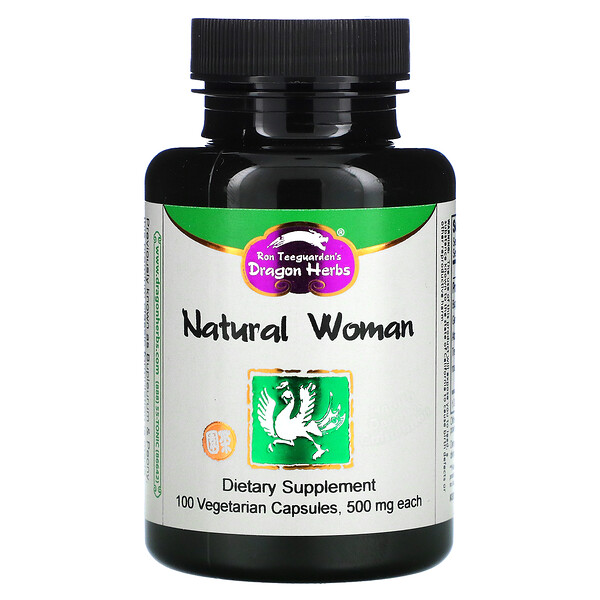 Natural Woman, 500 мг, 100 вегетарианских капсул Dragon Herbs