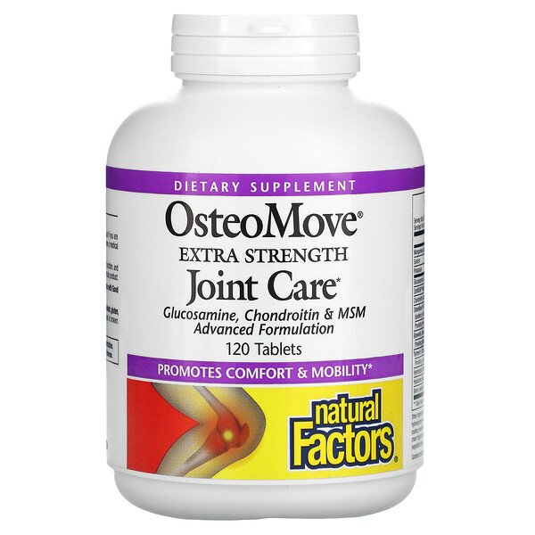 OsteoMove, Усиленный уход за суставами, 120 таблеток Natural Factors