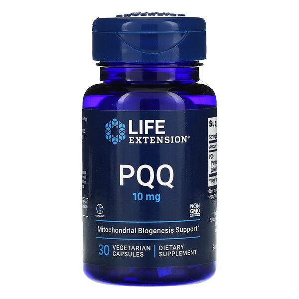 Капсулы PQQ, 10 мг, 30 вегетарианских капсул Life Extension