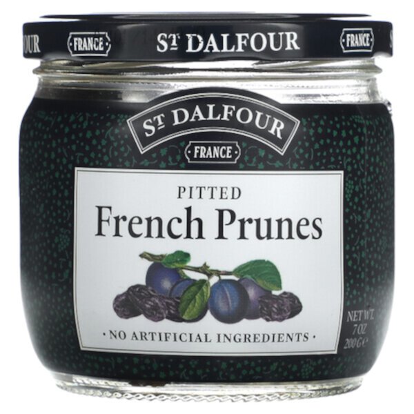 Гигантский французский чернослив, без косточек, 7 унций (200 г) St. Dalfour