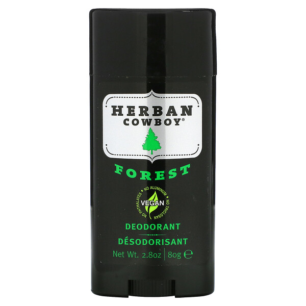 Дезодорант, Лес, 2,8 унции (80 г) Herban Cowboy