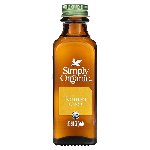 Лимонный вкус, 2 жидких унции (59 мл) Simply Organic