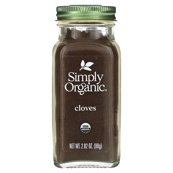 Молотая гвоздика, 2,82 унции (80 г) Simply Organic