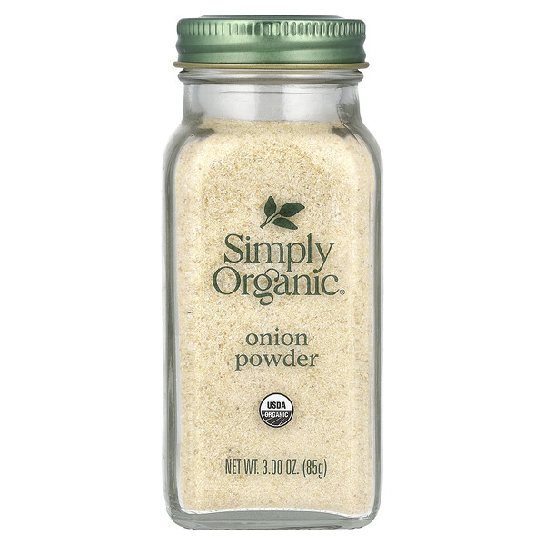 Луковый порошок, 3,0 унции (85 г) Simply Organic