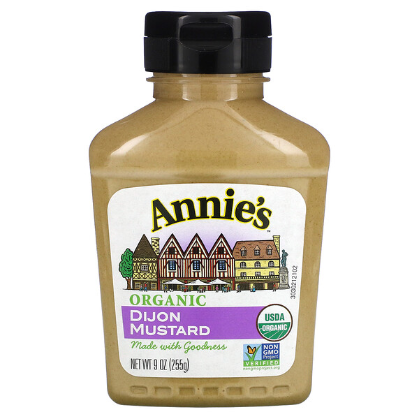 Органическая, Дижонская горчица, 9 унций (255 г) Annie's