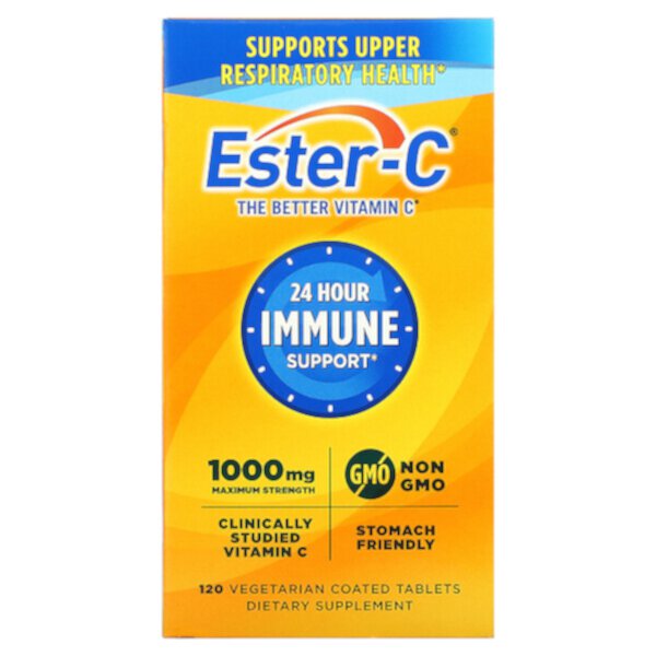 Ester-C, максимальная сила, 1000 мг, 120 вегетарианских таблеток, покрытых оболочкой Nature's Bounty
