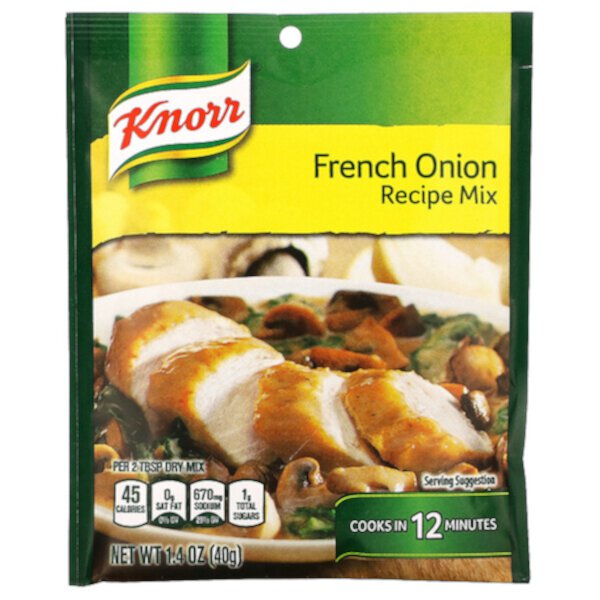Смесь рецептов французского лука, 1,4 унции (40 г) Knorr