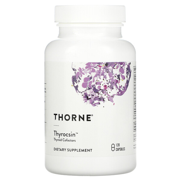 Thyrocsin, Кофакторы щитовидной железы, 120 капсул Thorne Research