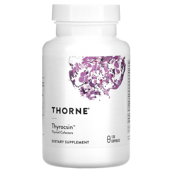 Thyrocsin, Кофакторы щитовидной железы, 120 капсул Thorne