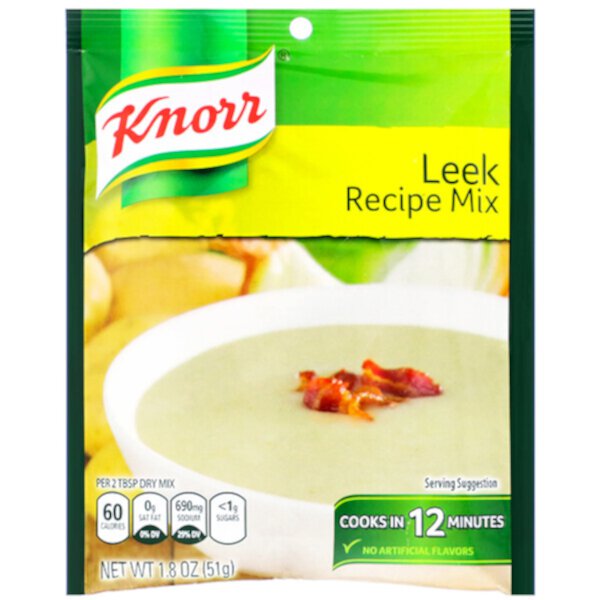 Смесь рецептов с луком-пореем, 1,8 унции (51 г) Knorr