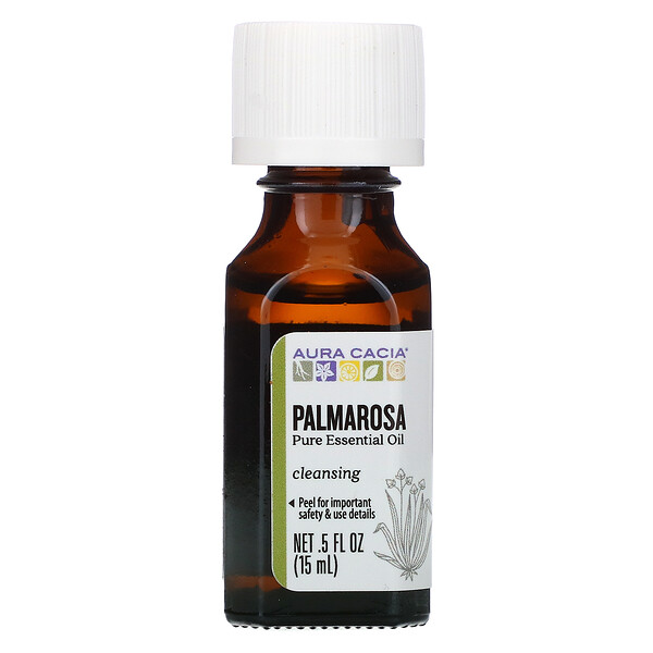 Pure Essential Oil, Palmarosa, 0,5 ж. унц. (15 мл) Aura Cacia