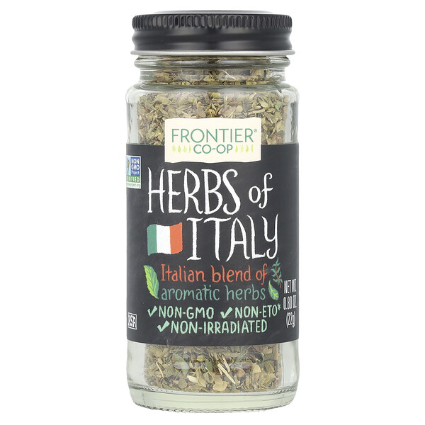 Herbs of Italy, Итальянская смесь ароматных трав, 0,80 унции (22 г) Frontier Co-op