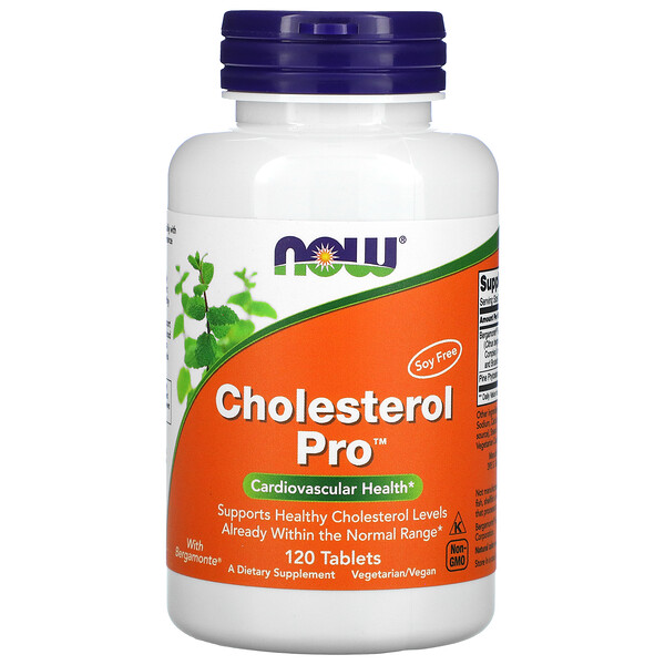 Холестерол Про, 120 таблеток NOW Foods