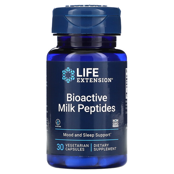 Биоактивные молочные пептиды, 30 вегетарианских капсул Life Extension