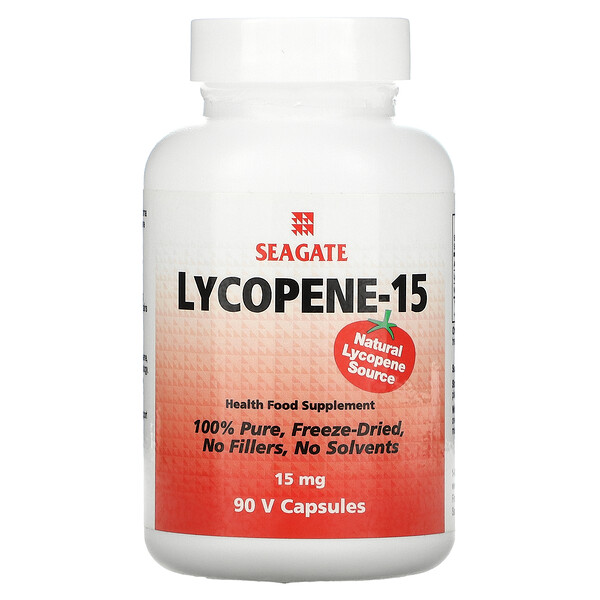 Ликопин-15 - 15 мг - 90 растительных капсул - Seagate Seagate