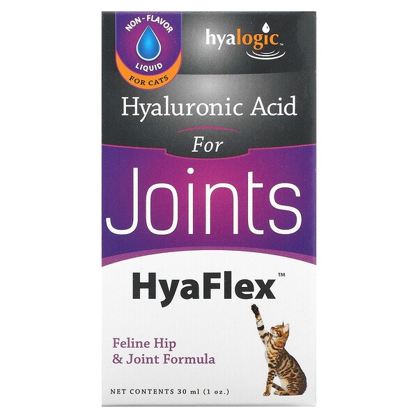 HyaFlex For Cats, Гиалуроновая кислота для суставов, 1 унция (30 мл) Hyalogic