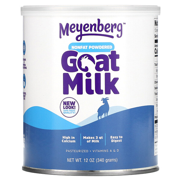 Обезжиренное сухое козье молоко, 12 унций (340 г) Meyenberg Goat Milk