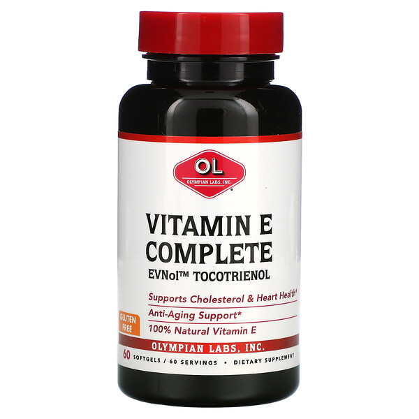 Витамин E Complete - 60 капсул - Olympian Labs Olympian Labs