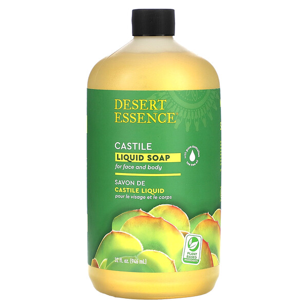 Кастильское жидкое мыло, 32 жидких унции (946 мл) Desert Essence