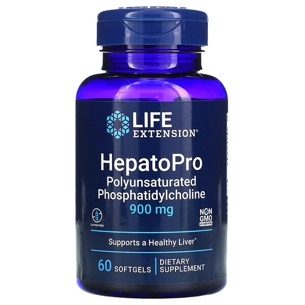 HepatoPro, 900 мг, 60 мягких таблеток Life Extension